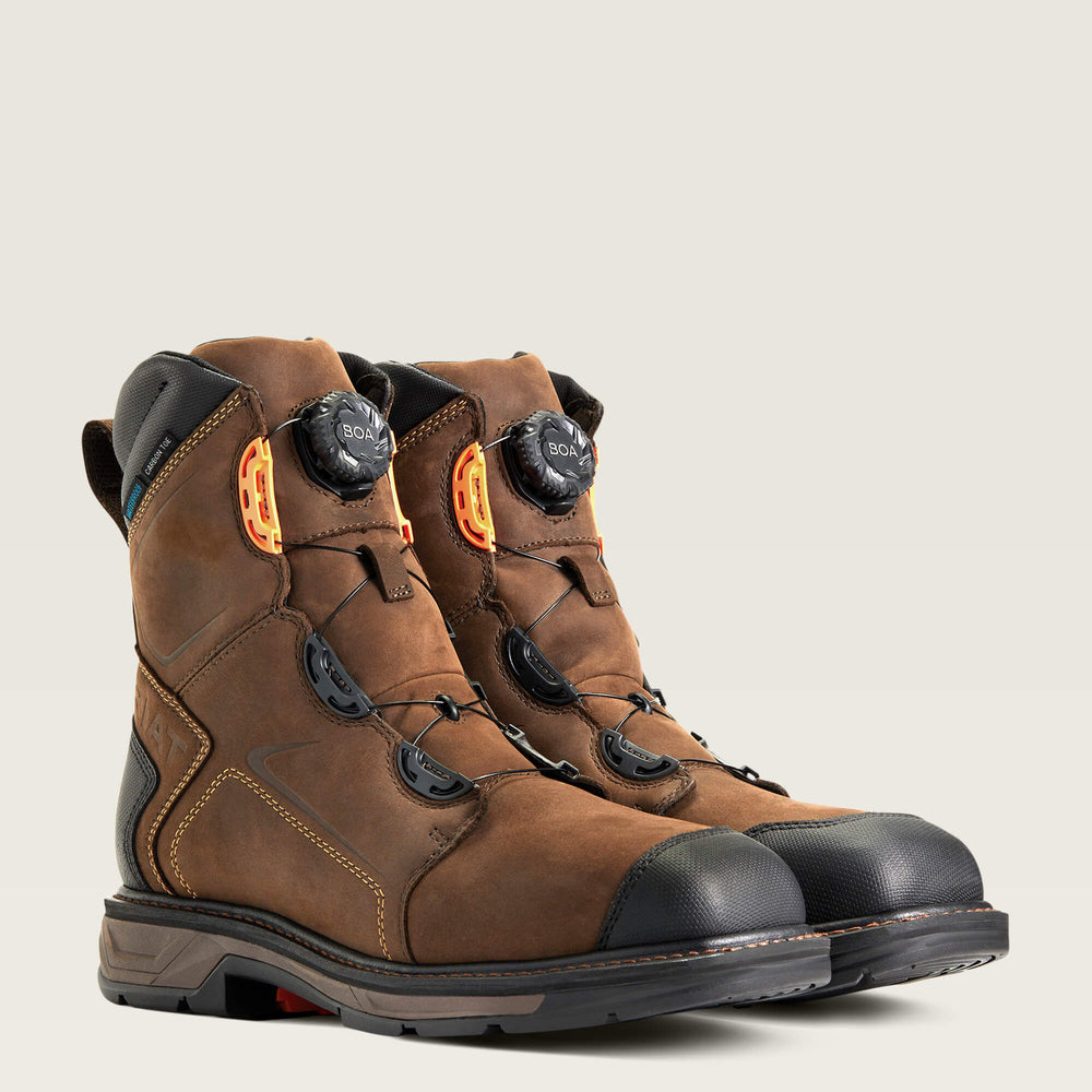 Ariat / WorkHog XT 8" BOA Waterproof Carbon Toe Work Boot