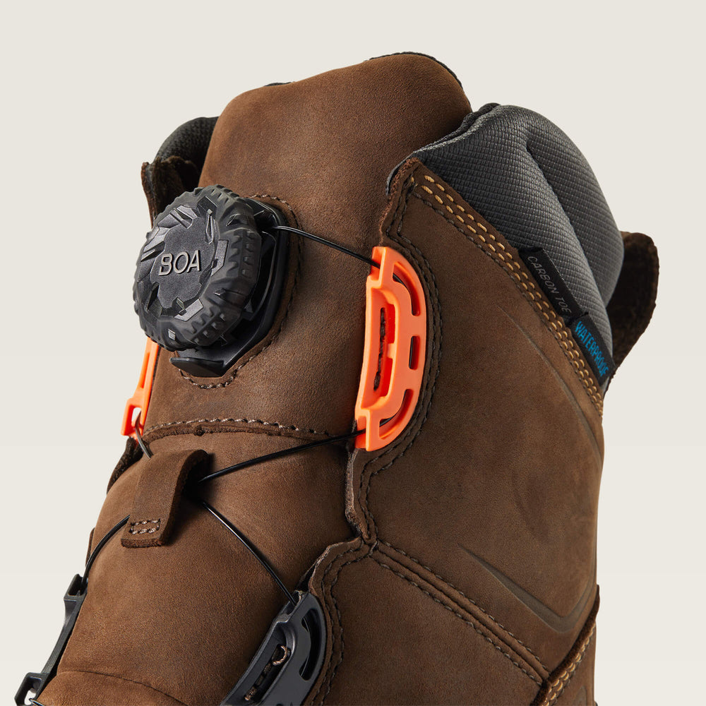 Ariat / WorkHog XT 8" BOA Waterproof Carbon Toe Work Boot
