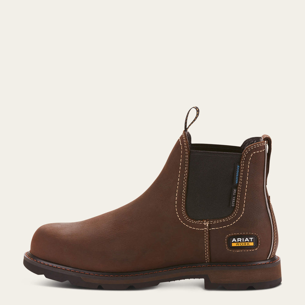 Ariat / Groundbreaker Chelsea Waterproof Steel Toe Work Boot