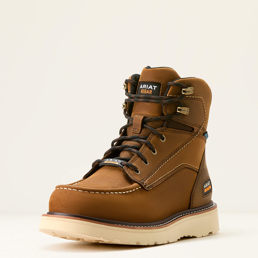 Ariat / Rebar Wedge Moc Toe 6" Waterproof Work Boot