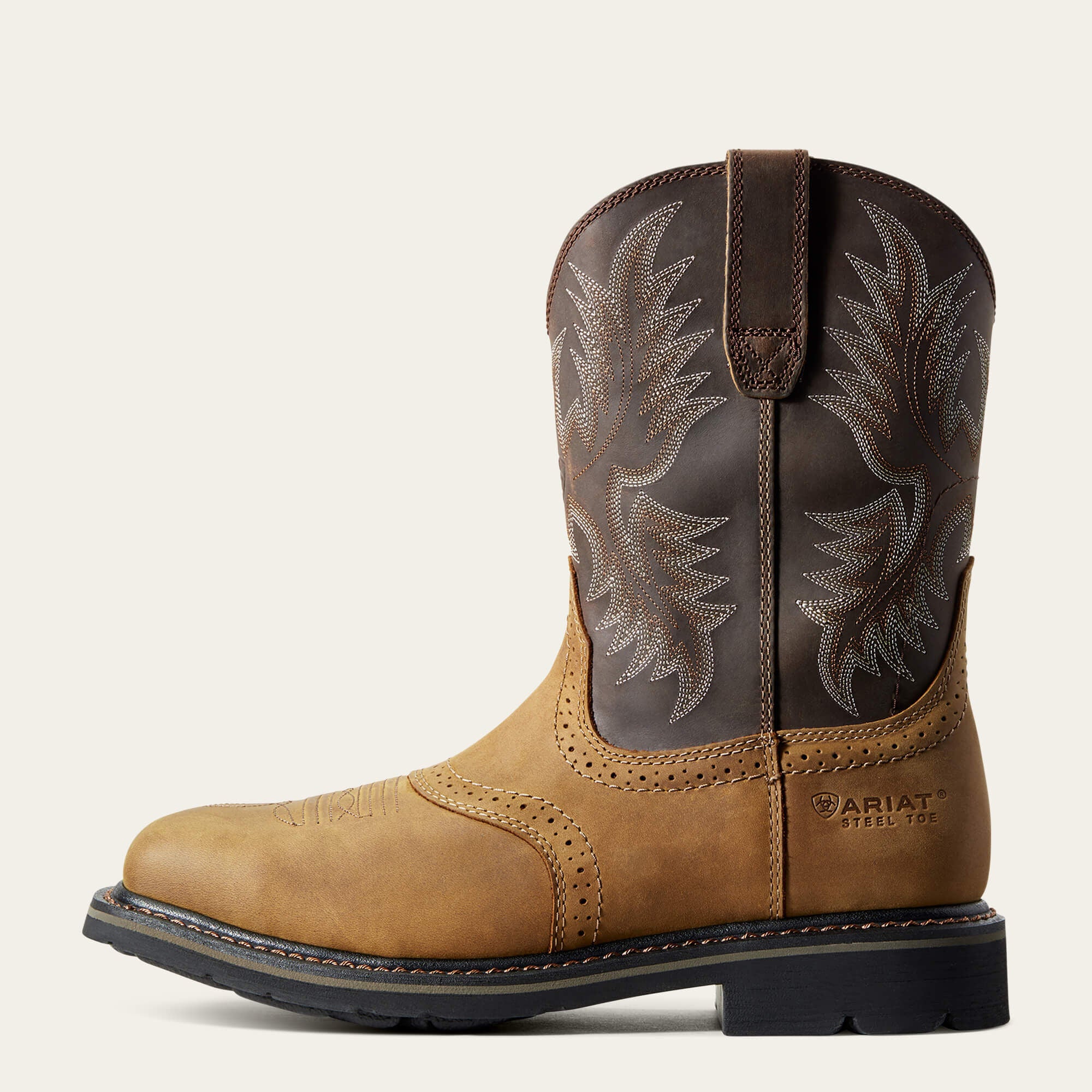 Ariat / Sierra Wide Square Toe Steel Toe Work Boot