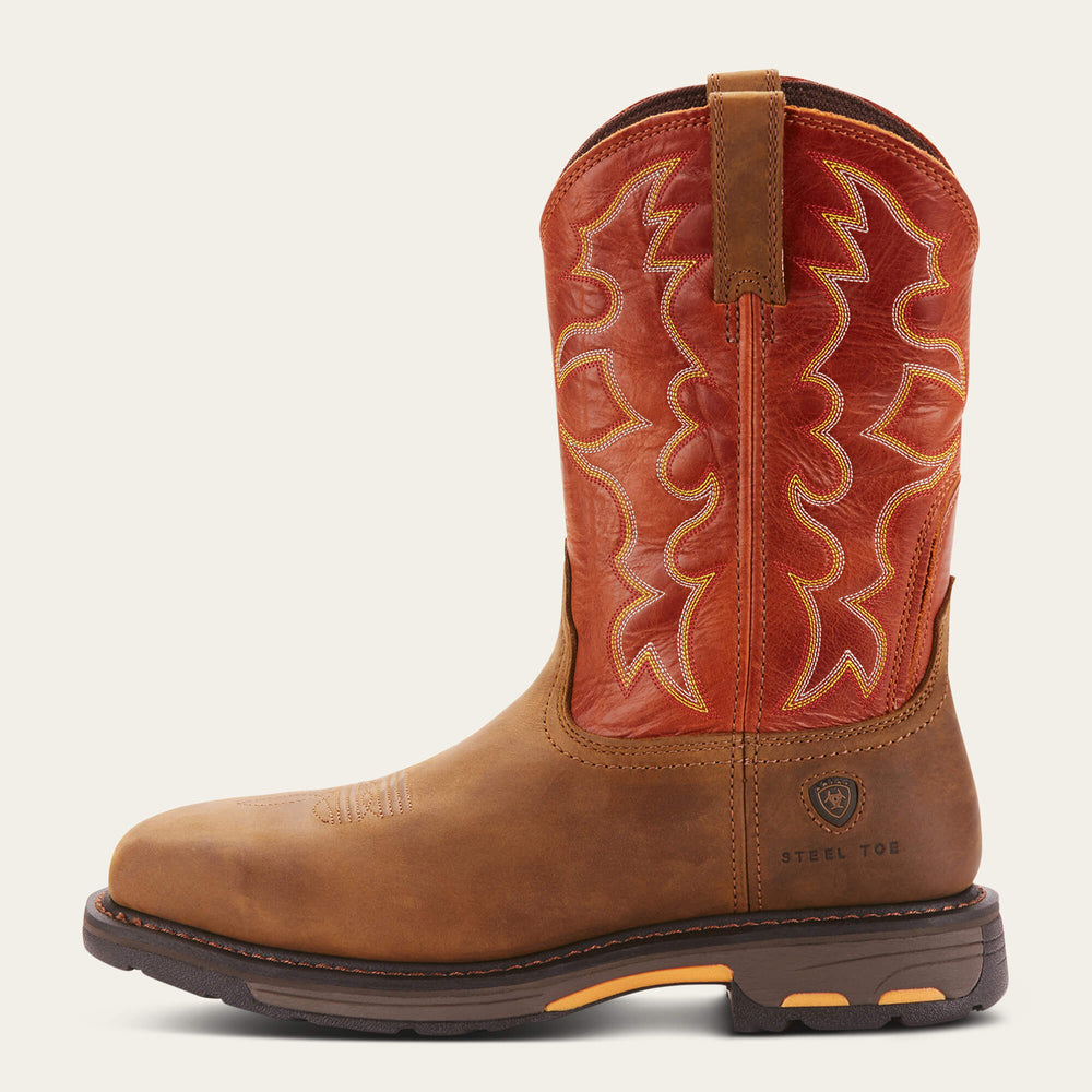 Ariat / WorkHog Wide Square Toe Steel Toe Work Boot