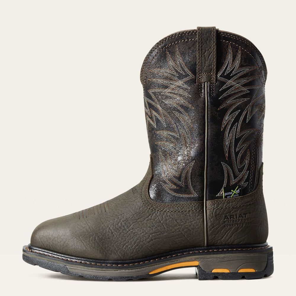 Ariat / WorkHog Wide Square Toe MetGuard Waterproof Composite Toe Work Boot