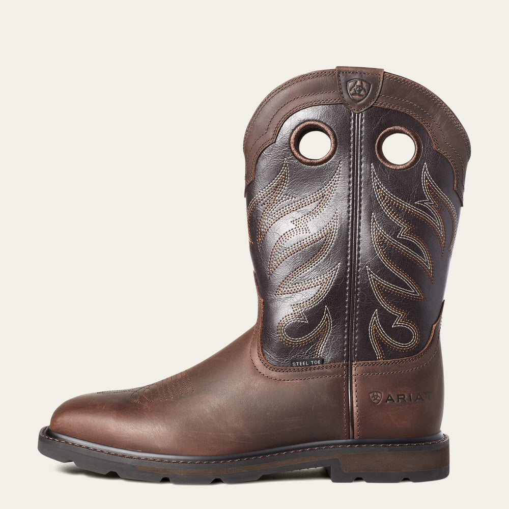 Ariat / Groundwork Wide Square Toe Steel Toe Work Boot