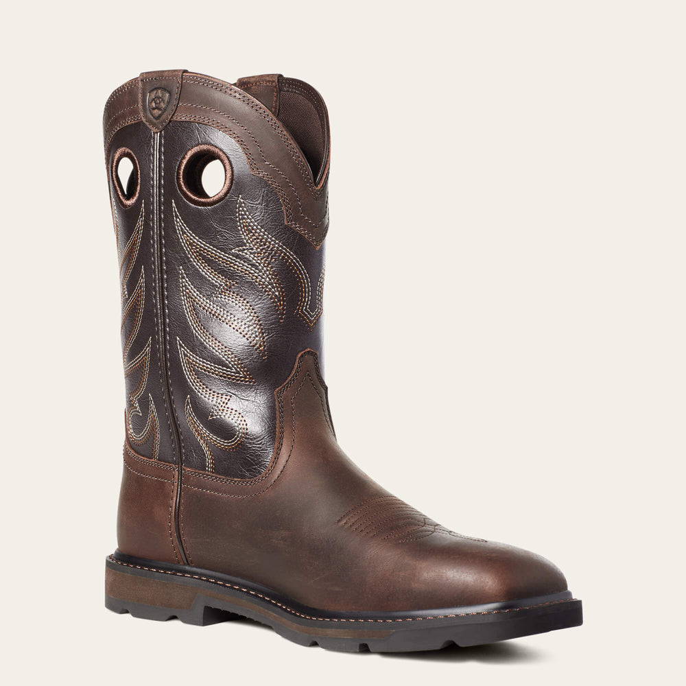 Ariat / Groundwork Wide Square Toe Steel Toe Work Boot