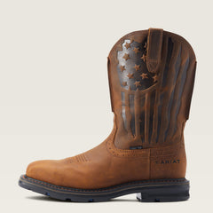 Ariat / Sierra Shock Shield Patriot Steel Toe Work Boot