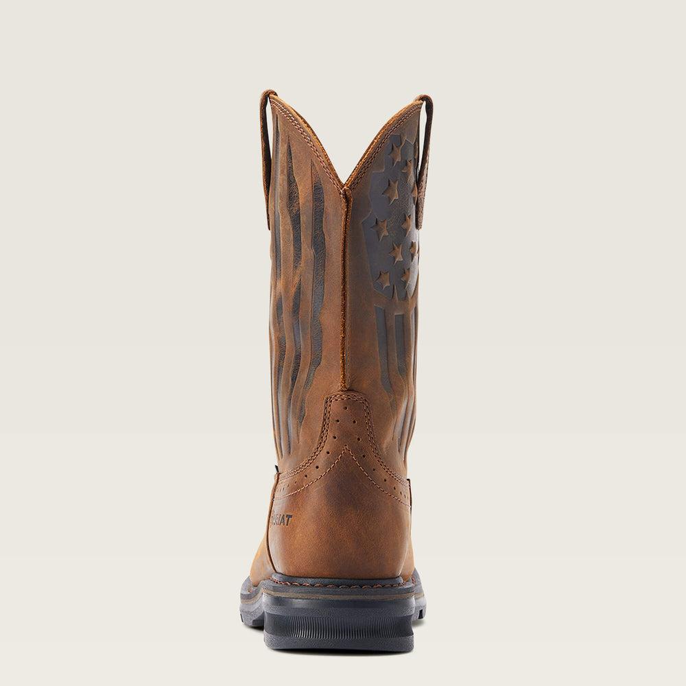 Ariat / Sierra Shock Shield Patriot Steel Toe Work Boot