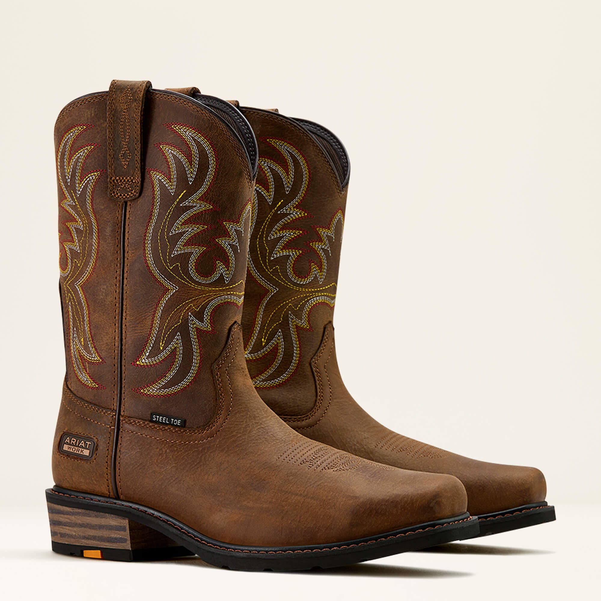 Ariat / Ironside Square Toe Steel Toe Work Boot
