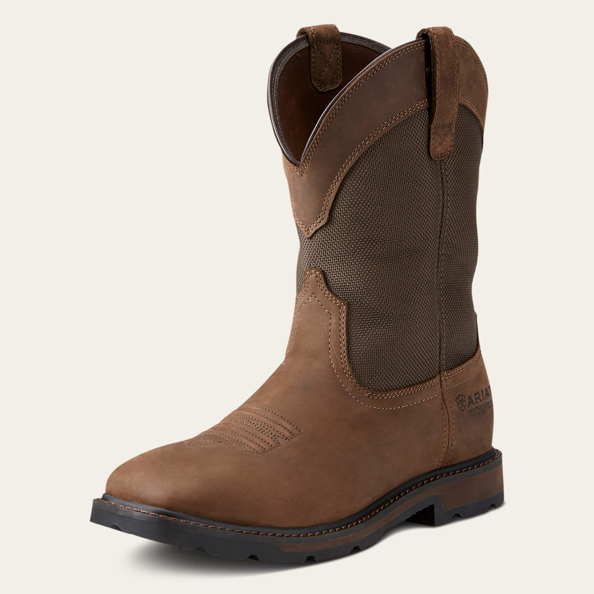 Ariat / Groundbreaker Wide Square Toe Waterproof Steel Toe Work Boot