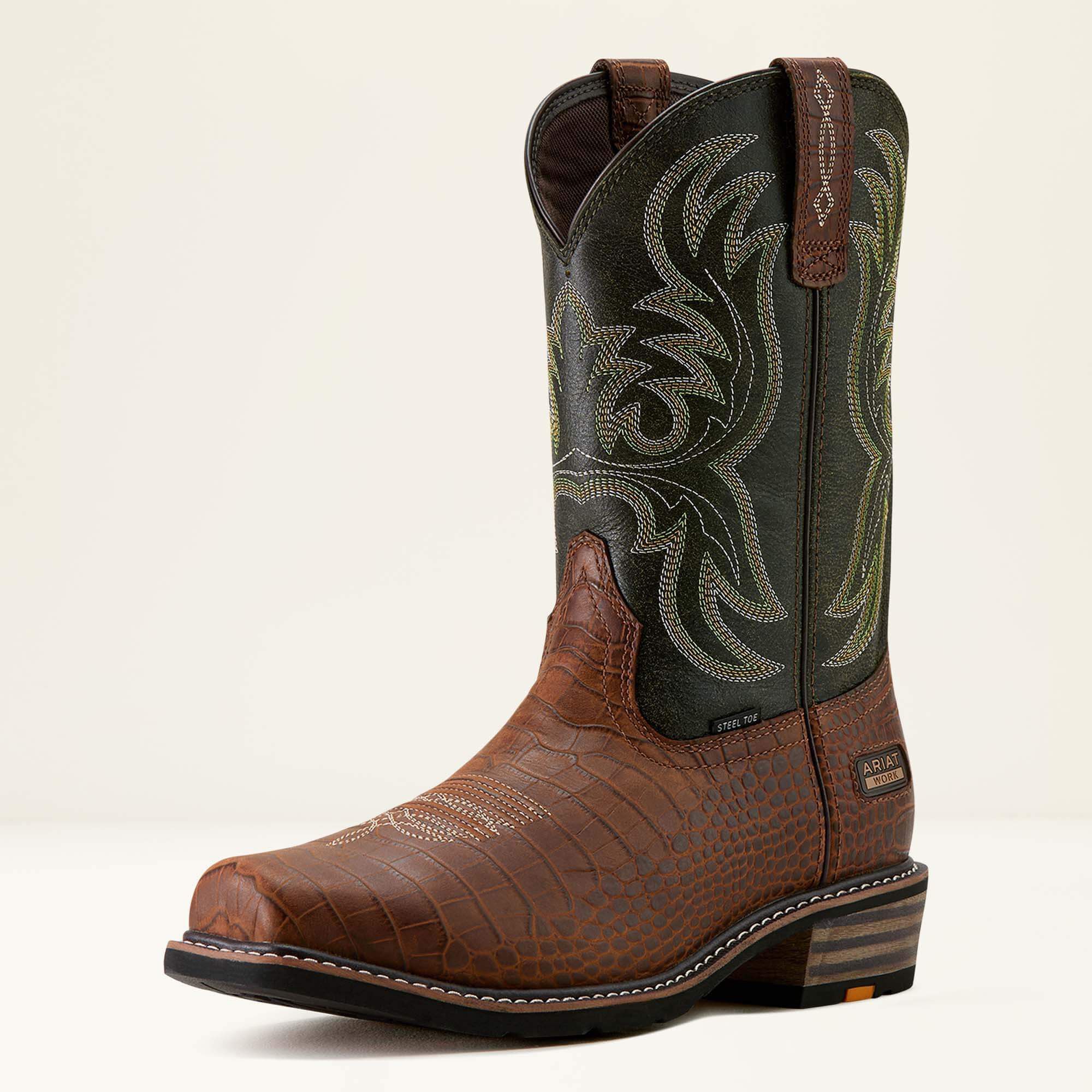 Ariat / Ironside Square Toe Steel Toe Work Boot
