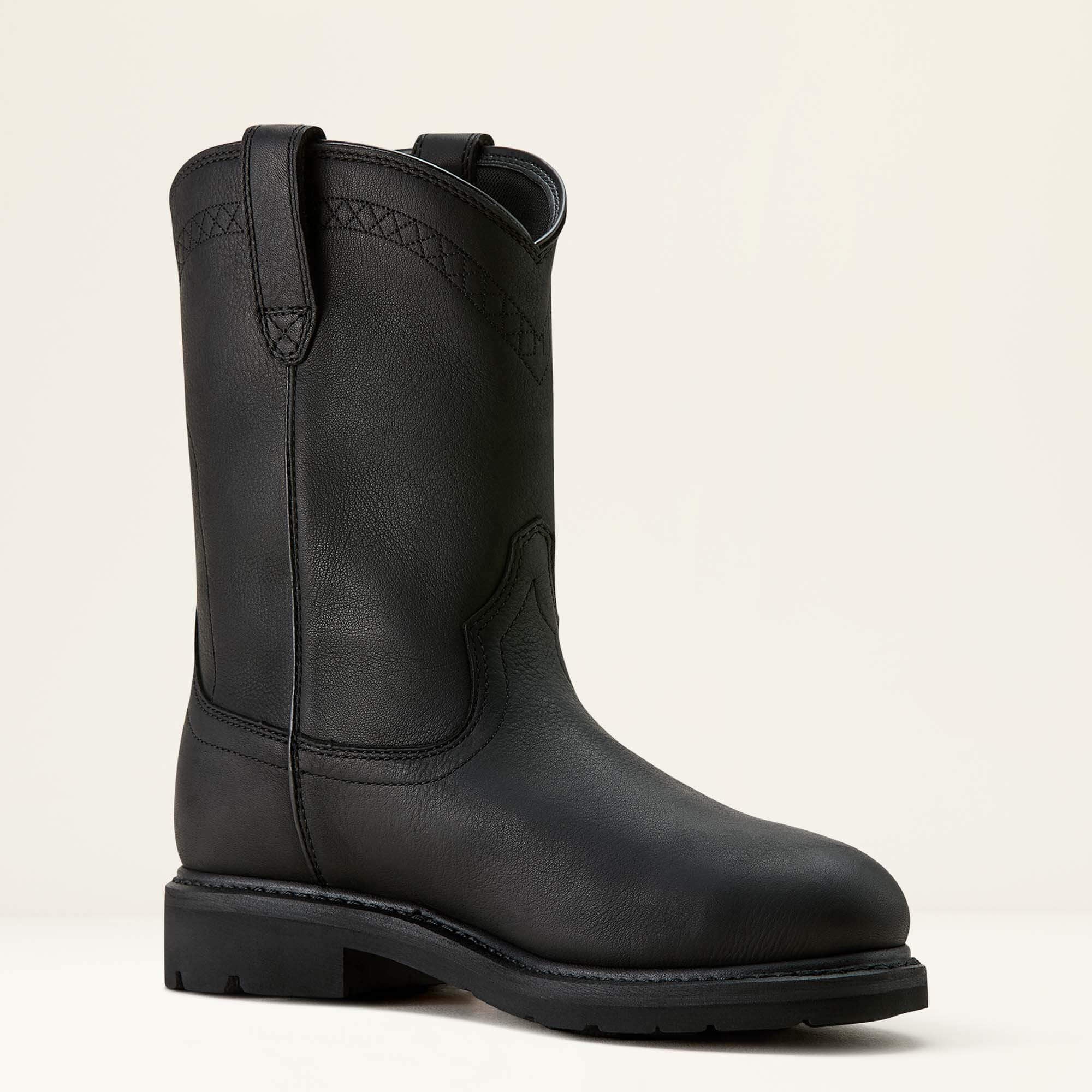 Ariat / Sierra Waterproof Roper Toe Steel Toe Work Boot