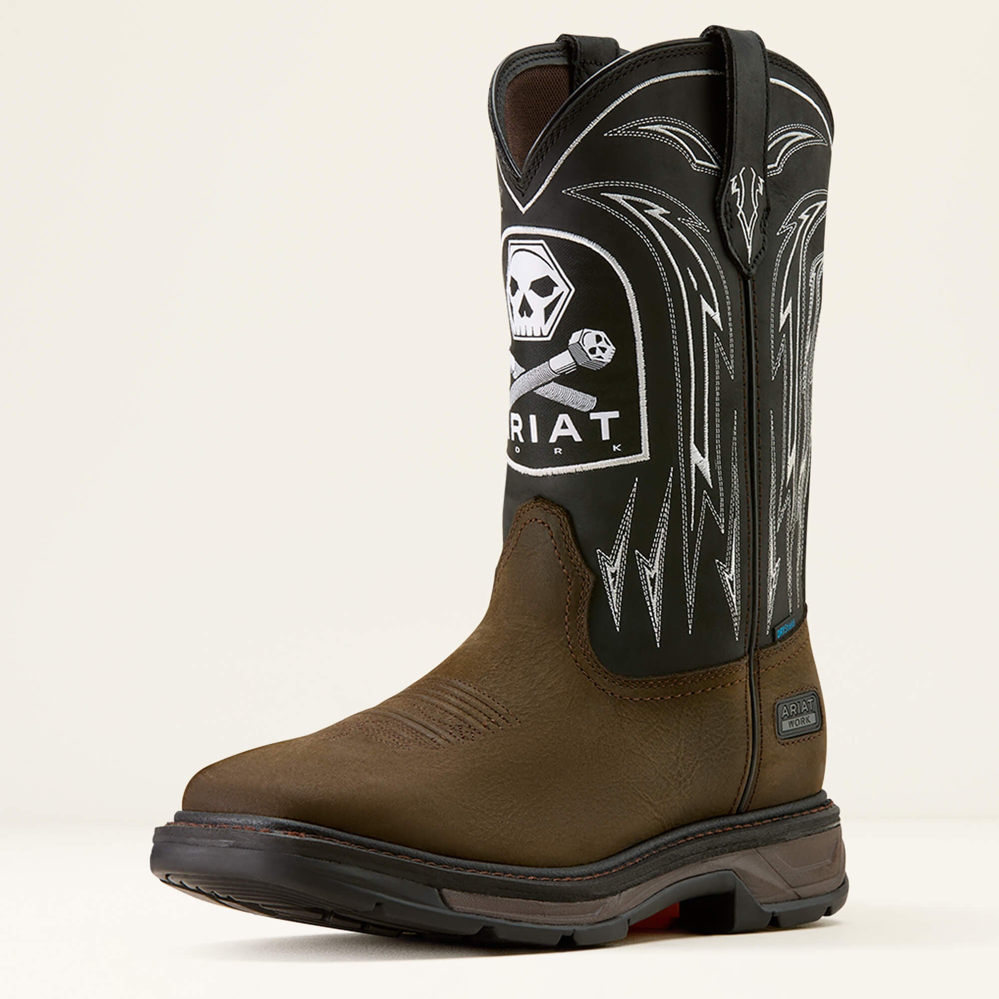 Ariat / WorkHog XT Bolt Skull Waterproof Wide Square Toe Work Boot
