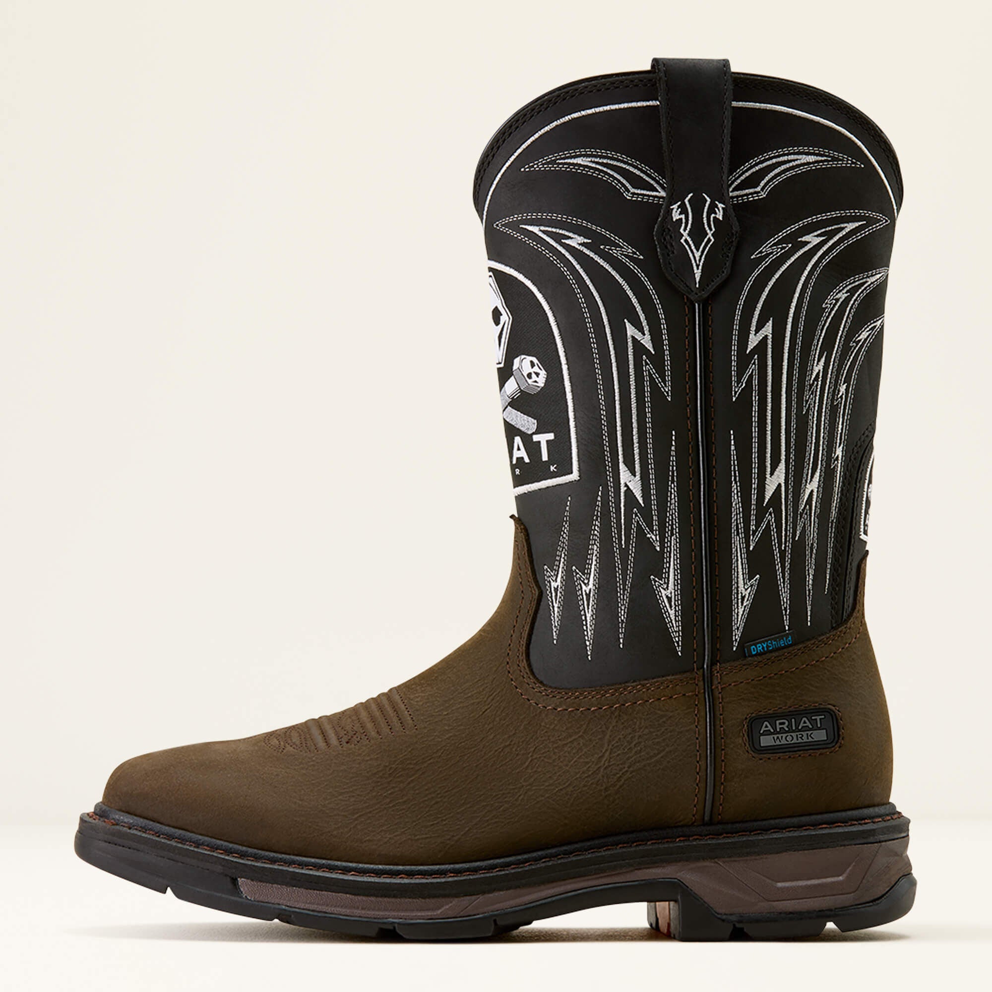 Ariat / WorkHog XT Bolt Skull Waterproof Wide Square Toe Work Boot