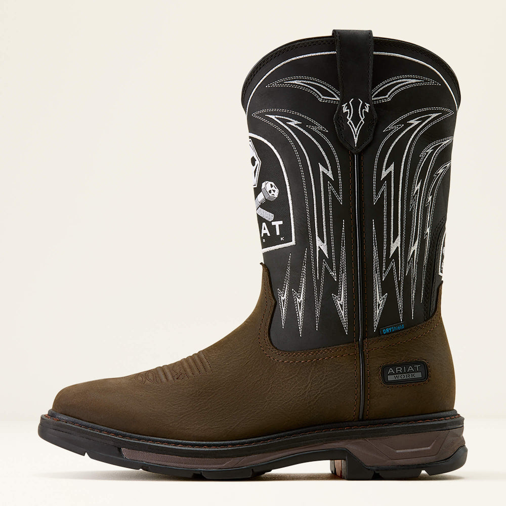 Ariat / WorkHog XT Bolt Skull Waterproof Wide Square Toe Work Boot