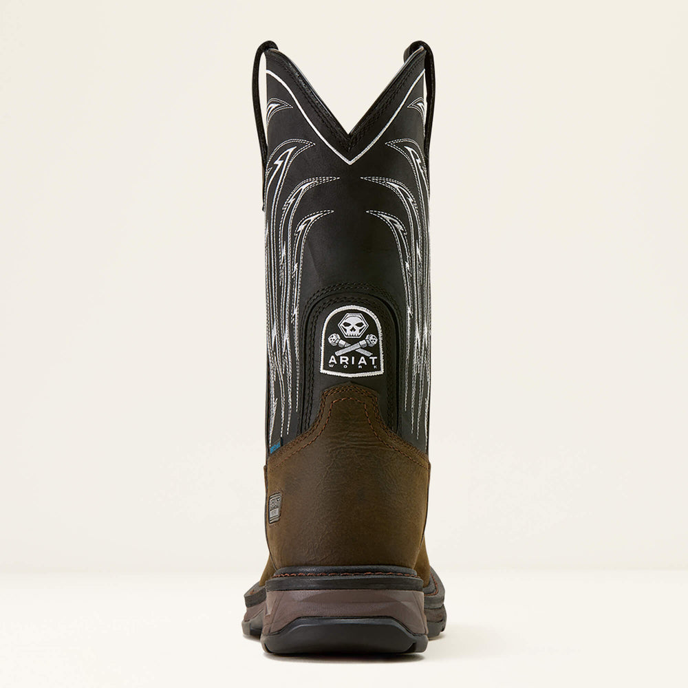Ariat / WorkHog XT Bolt Skull Waterproof Wide Square Toe Work Boot