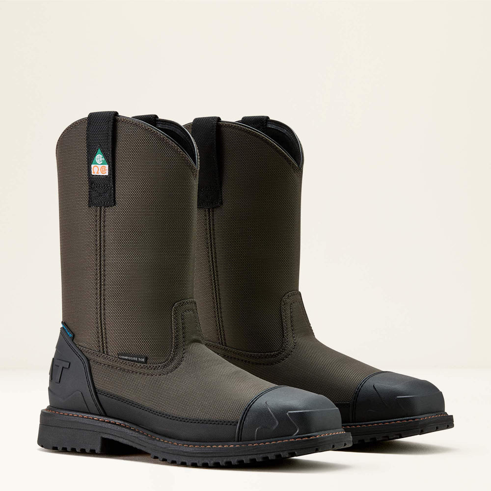 Ariat / RigTEK Wildcat Pull-On CSA Waterproof Wide Square Toe Composite Toe Work Boot