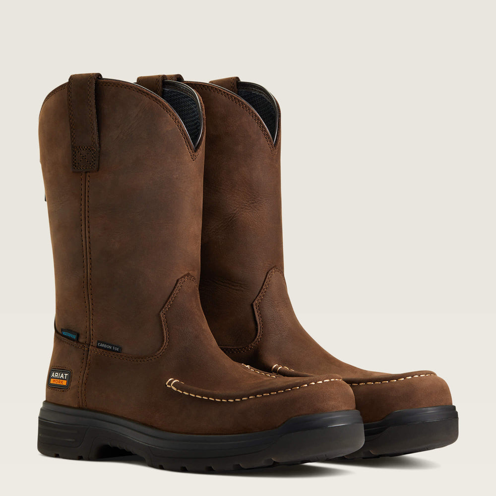 Ariat / Turbo Moc Toe Waterproof Carbon Toe Work Boot