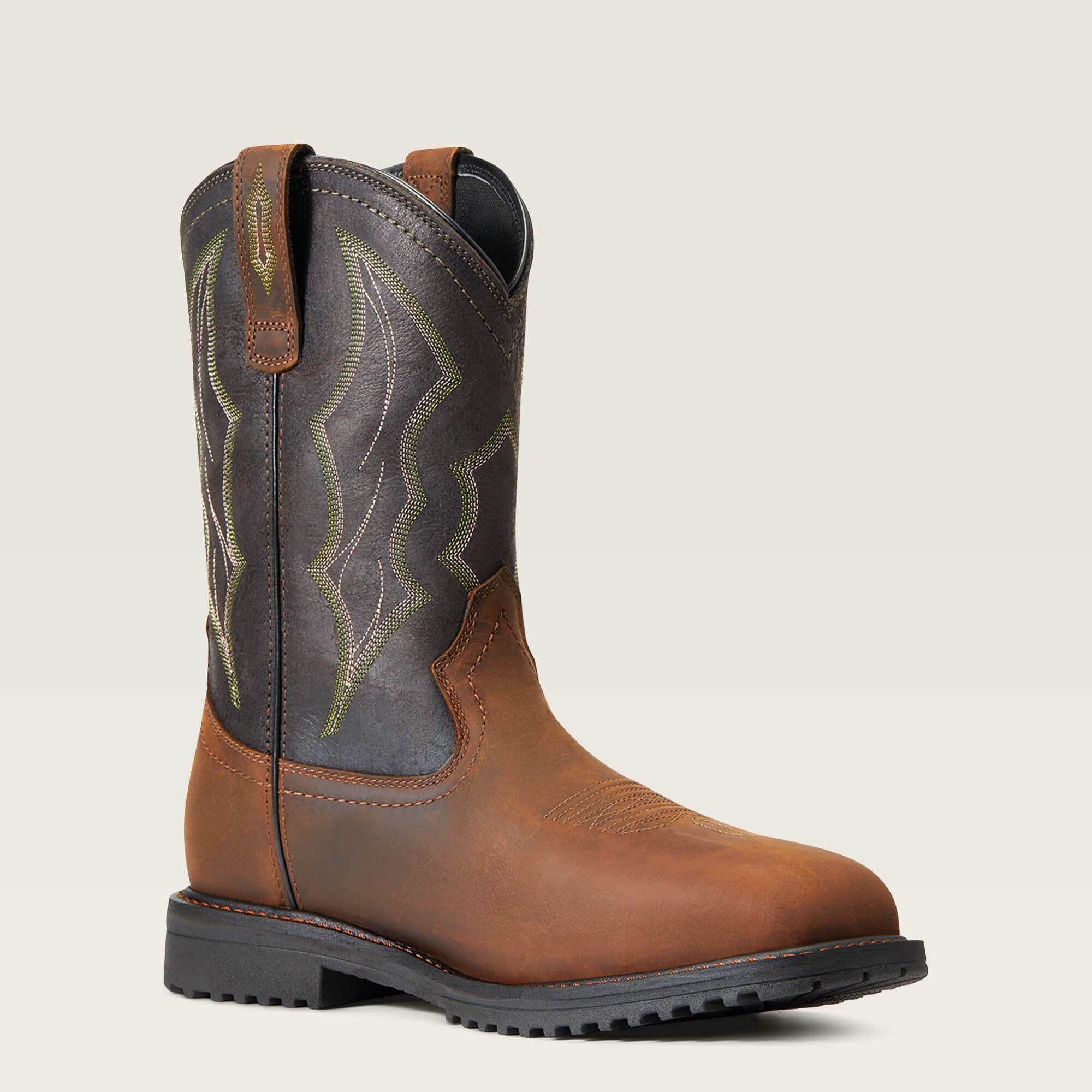 Ariat / RigTek Wide Square Toe Waterproof Composite Toe Work Boot