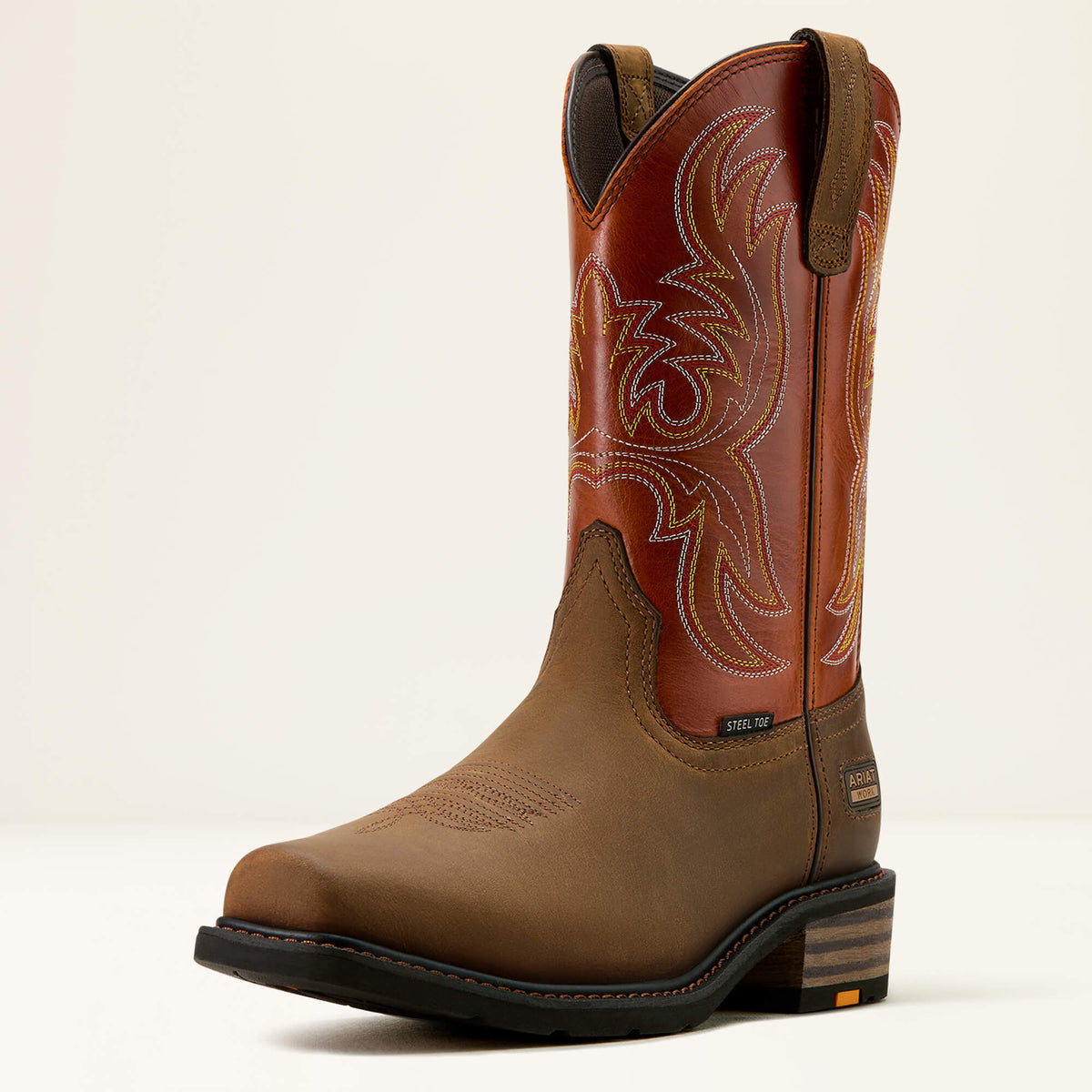Ariat / Ironside Square Toe Steel Toe Work Boot