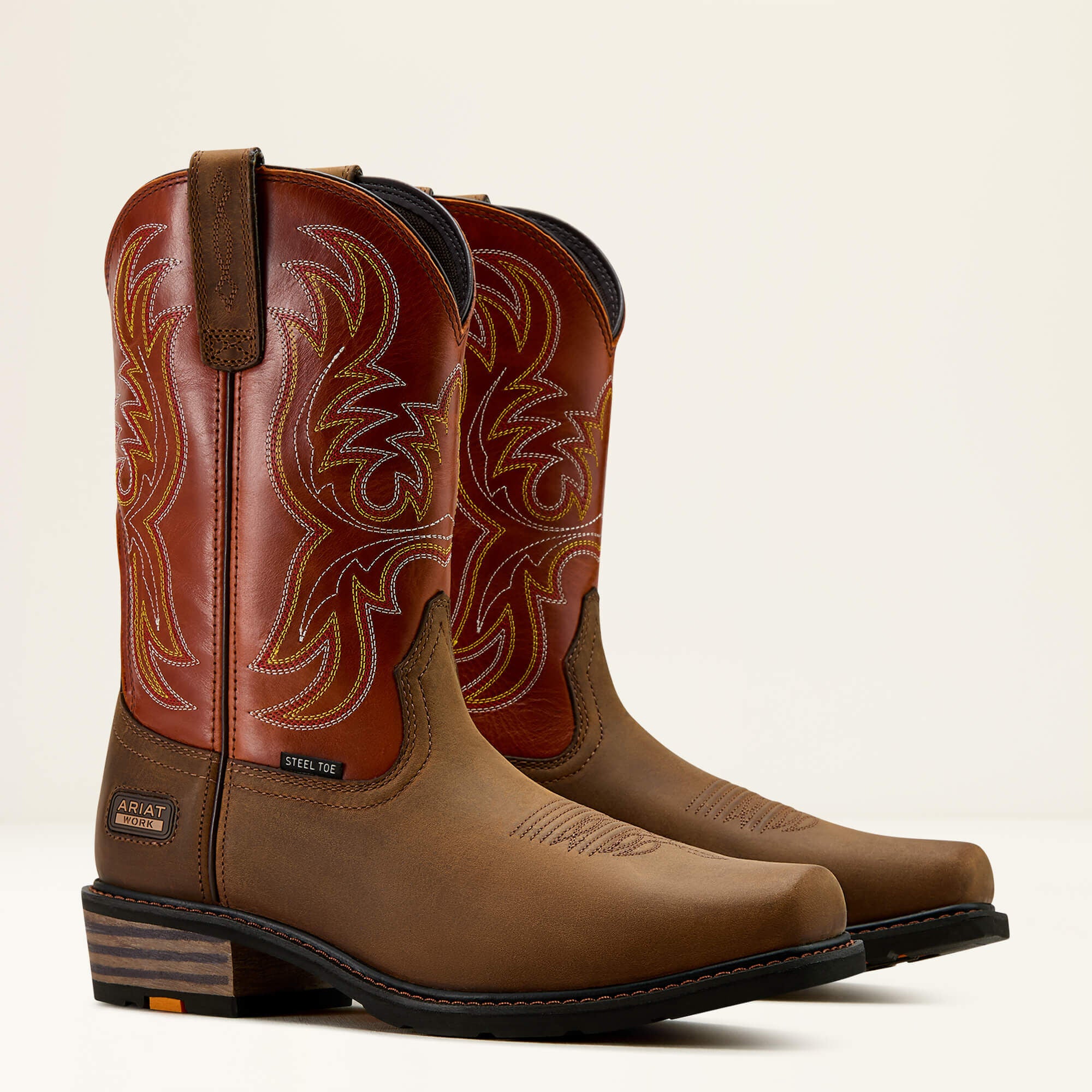 Ariat / Ironside Square Toe Steel Toe Work Boot
