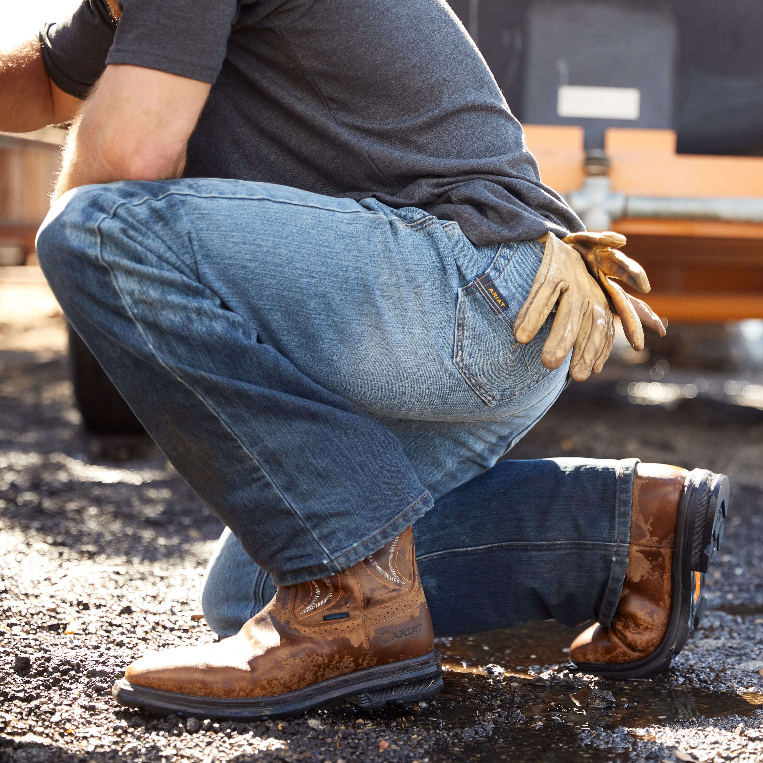 Ariat / Sierra Shock Shield Waterproof Work Boot