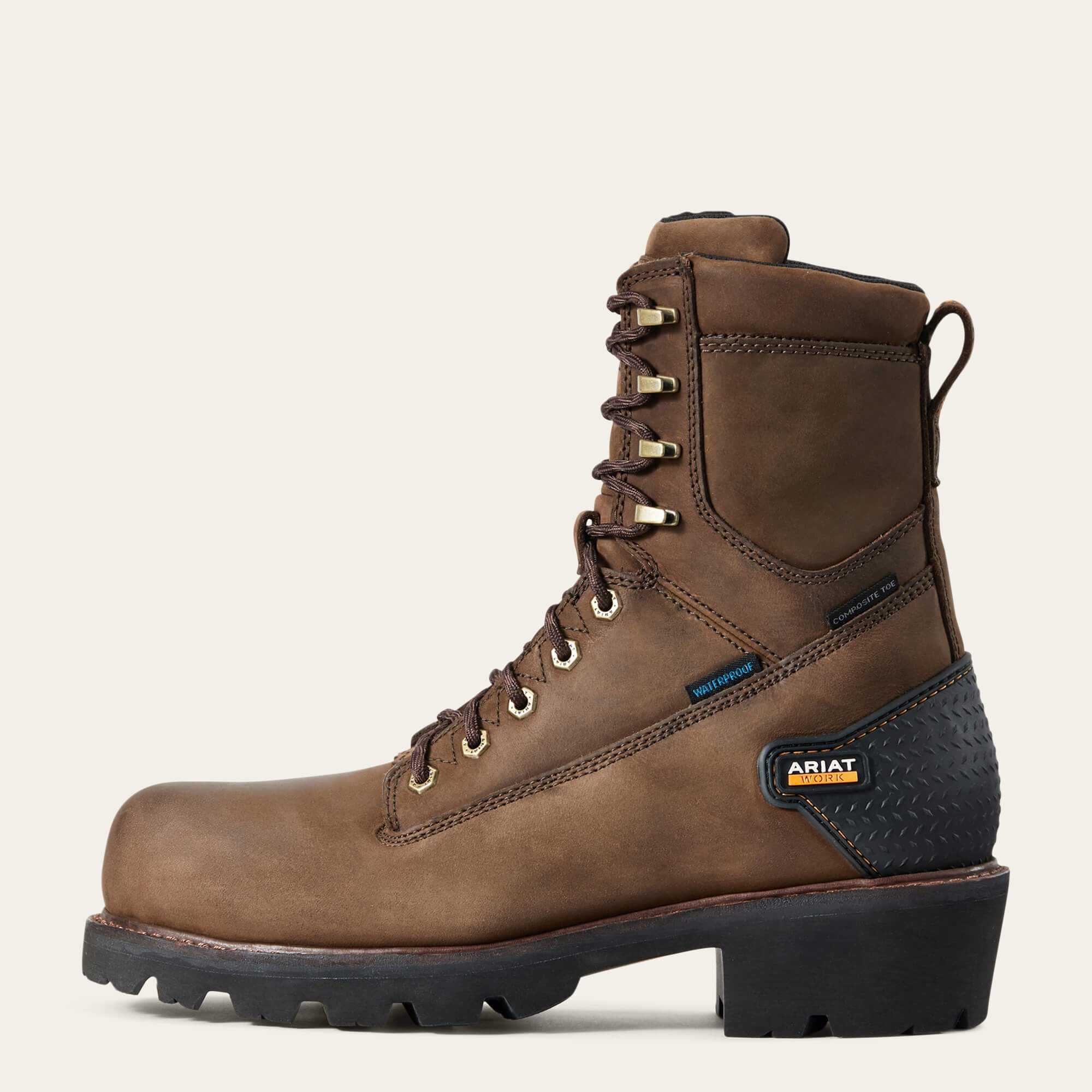Ariat / Powerline 8" Waterproof Composite Toe Work Boot