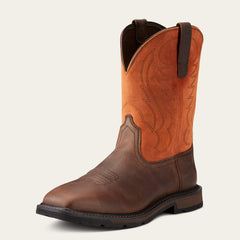 Ariat / Groundbreaker Wide Square Toe Steel Toe Work Boot