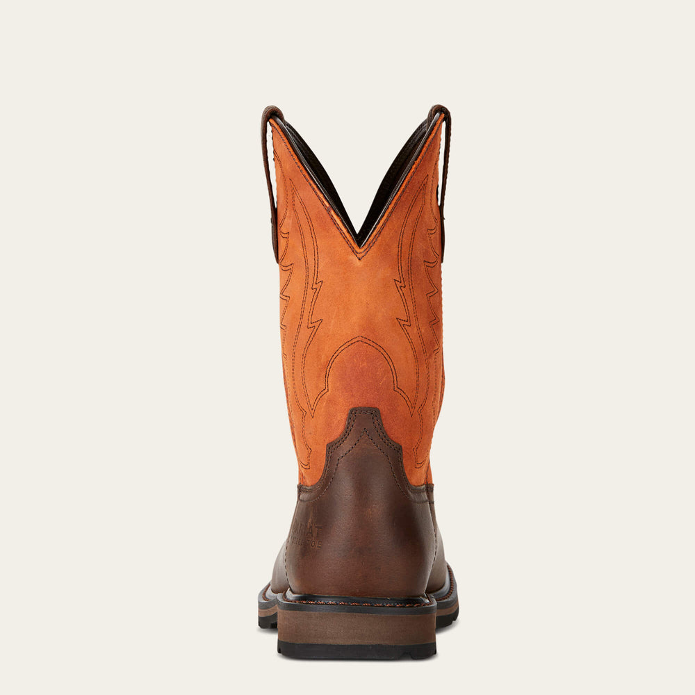 Ariat / Groundbreaker Wide Square Toe Steel Toe Work Boot
