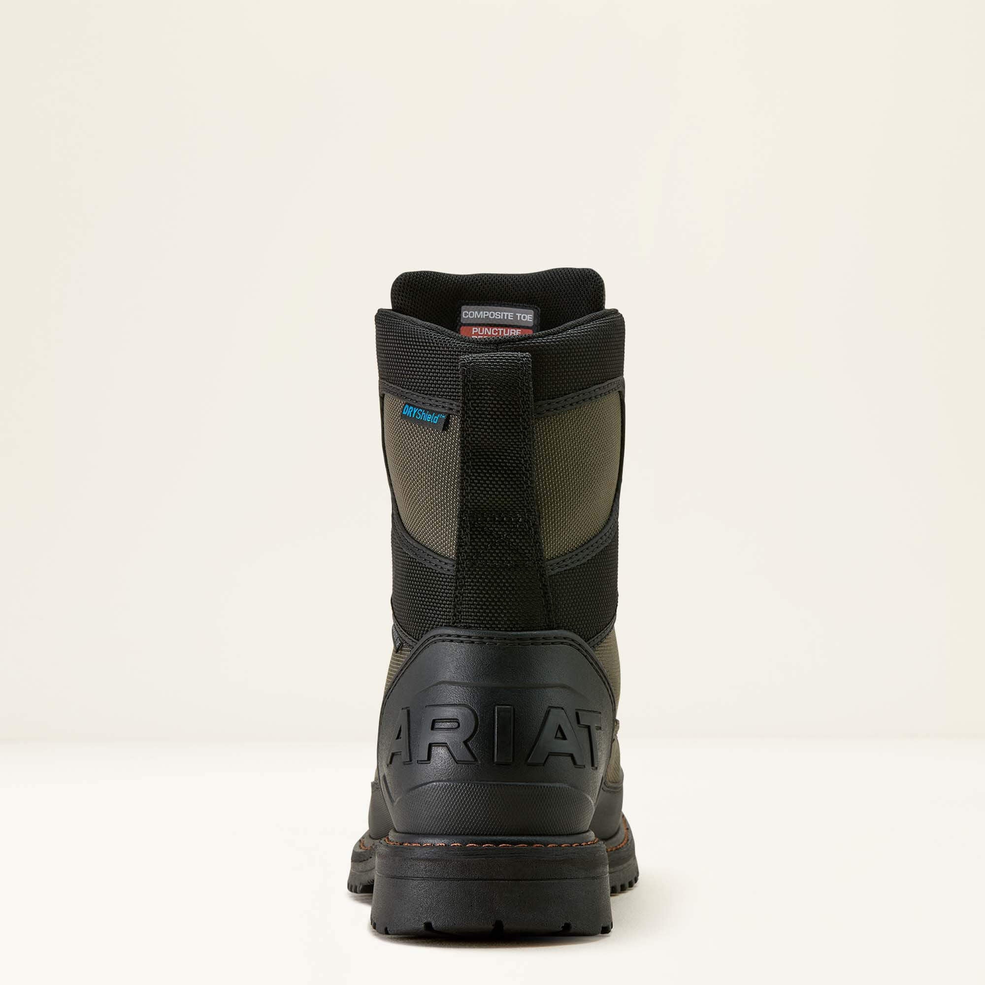 Ariat / RigTEK Wildcat BOA 8" CSA Waterproof Wide Square Toe Composite Toe Work Boot
