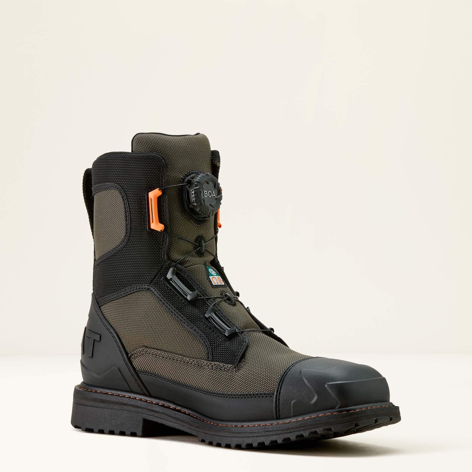 Ariat / RigTEK Wildcat BOA 8" CSA Waterproof Wide Square Toe Composite Toe Work Boot