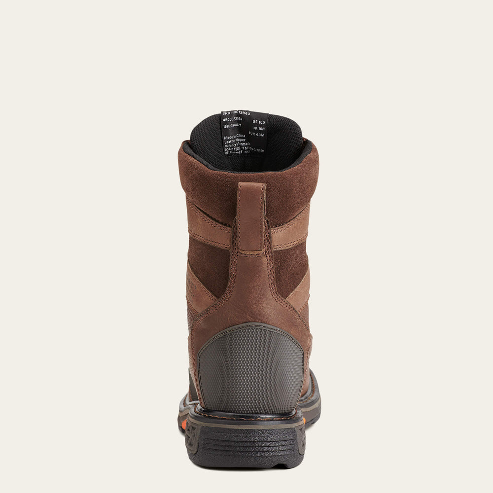 Ariat / OverDrive 8" Wide Square Toe Waterproof Composite Toe Work Boot