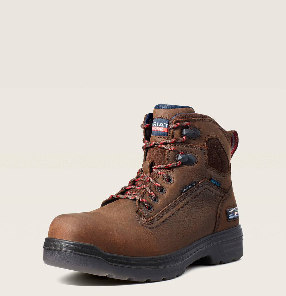 Ariat / Turbo 6" USA Assembled Waterproof Carbon Toe Work Boot
