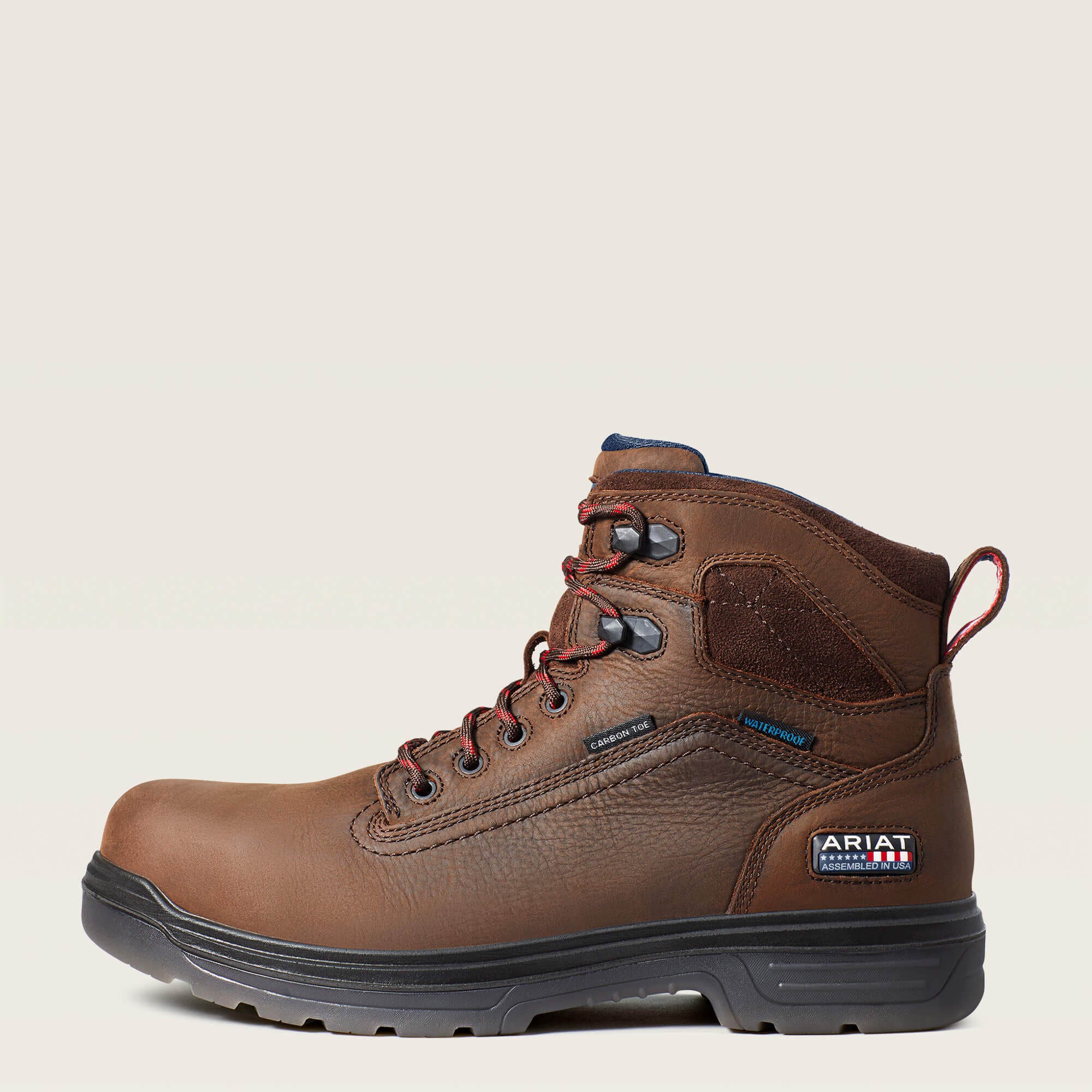 Ariat / Turbo 6" USA Assembled Waterproof Carbon Toe Work Boot