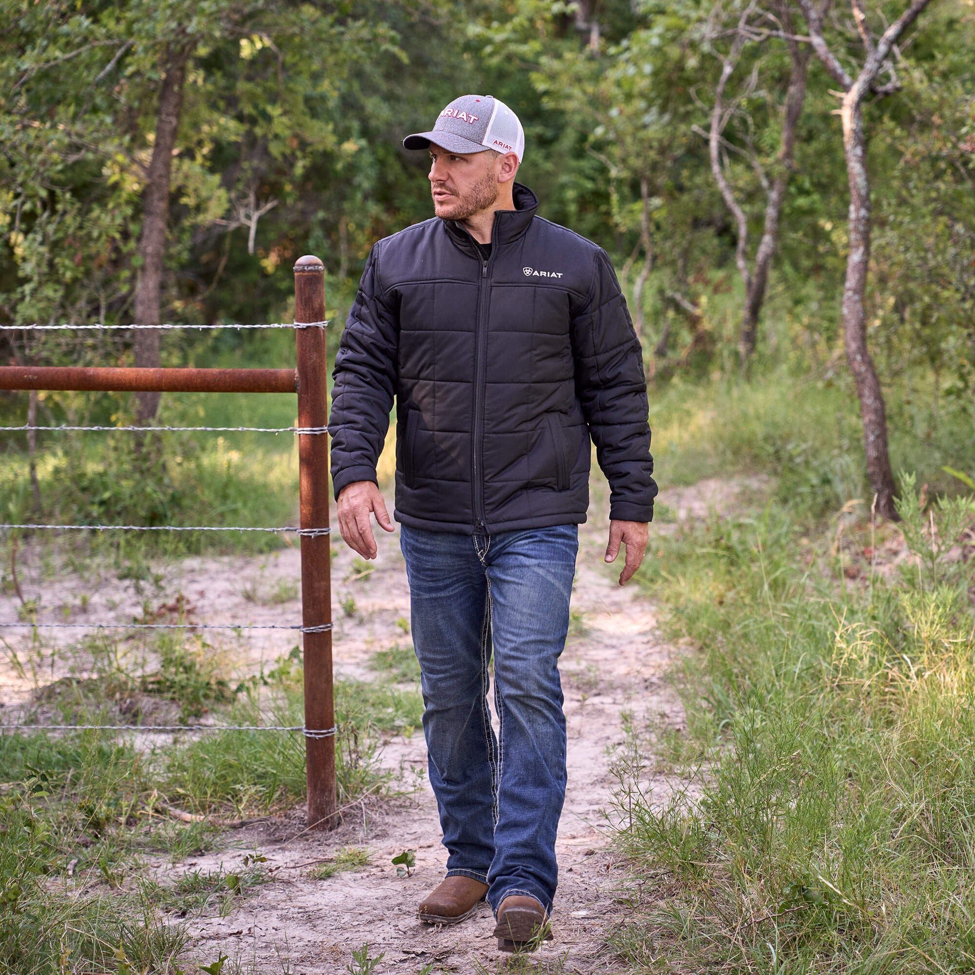 Ariat / M4 Low Rise Stretch Adkins Boot Cut Jean