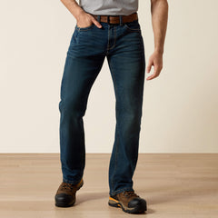 Ariat / Men's Low Rise, Bootcut Work Pants - Rebar Denim