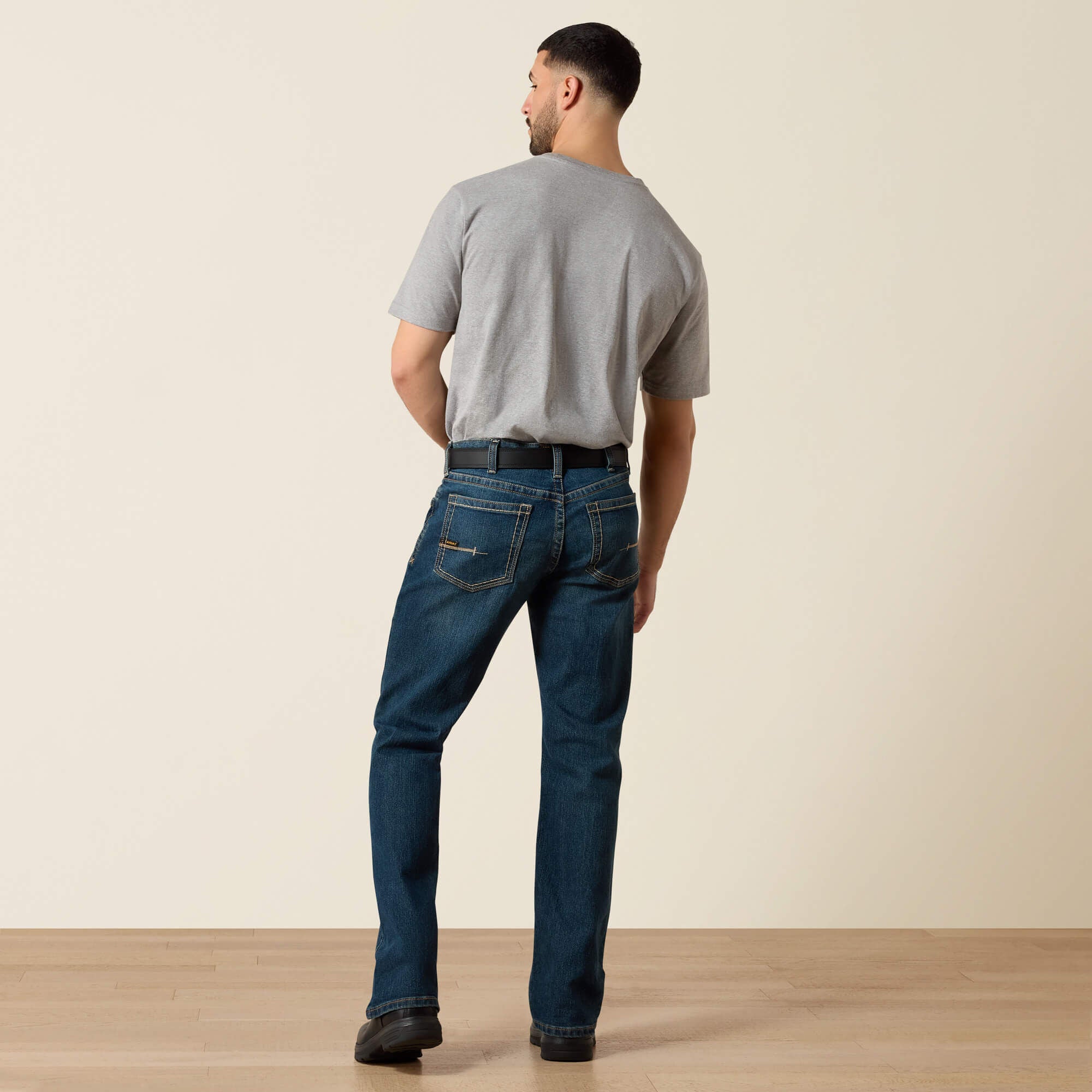 Ariat / Men's Low Rise, Bootcut Work Pants - Rebar Denim