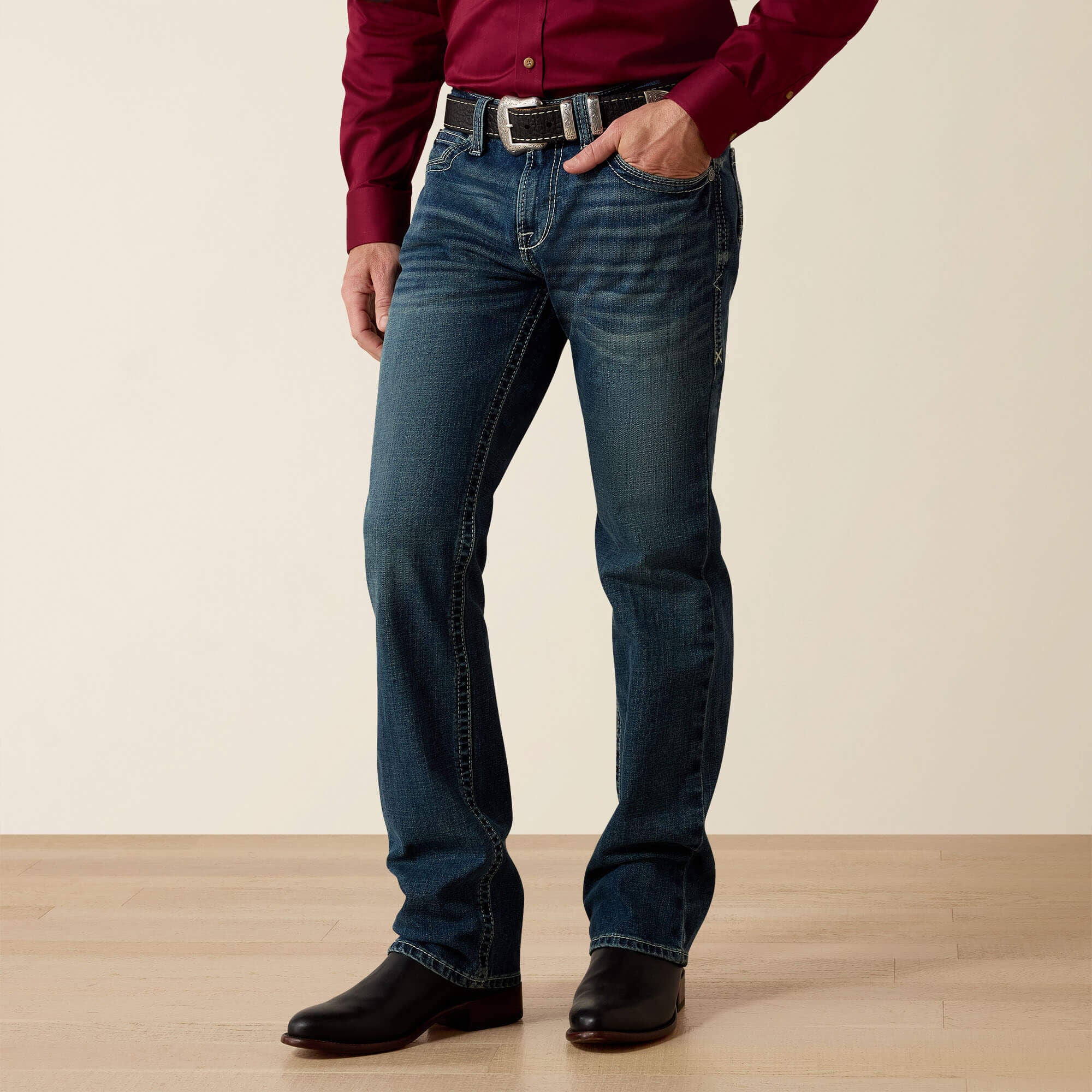 Ariat / M7 Rocker Stretch Coltrane Stackable Straight Leg Jean