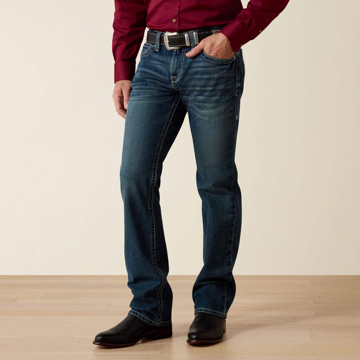 Ariat / M7 Rocker Stretch Coltrane Stackable Straight Leg Jean