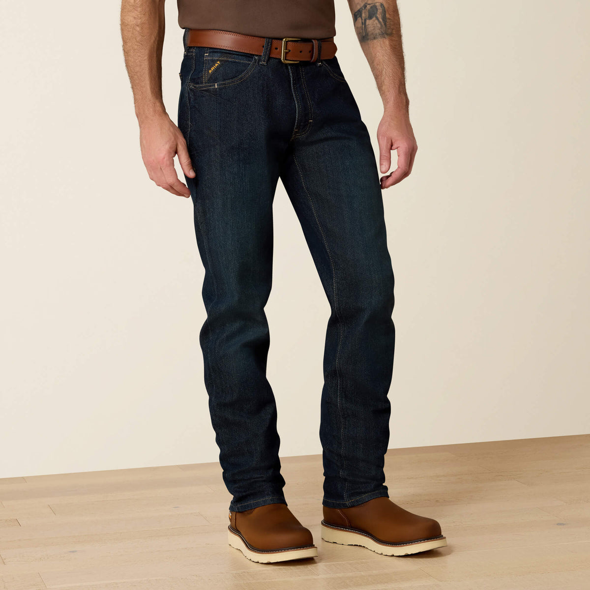 Ariat / Rebar M4 Relaxed DuraStretch Basic Stackable Straight Leg Jean