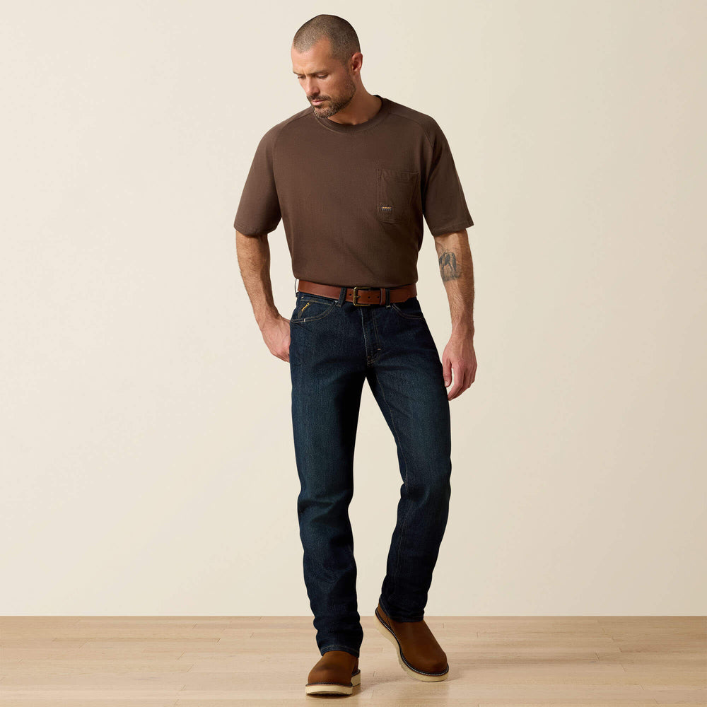 Ariat / Rebar M4 Relaxed DuraStretch Basic Stackable Straight Leg Jean