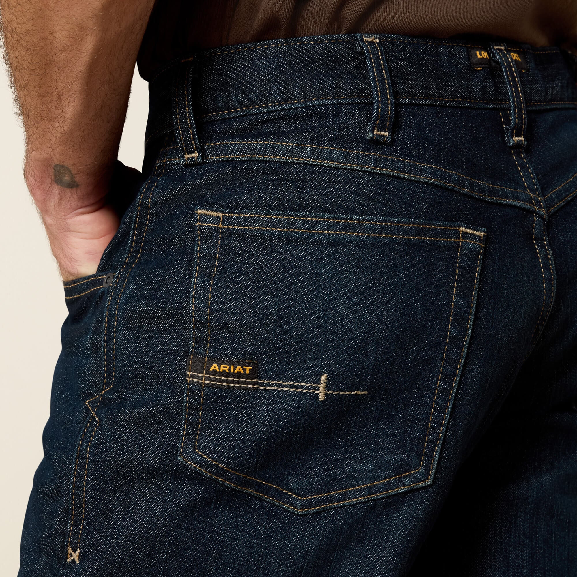 Ariat / Rebar M4 Relaxed DuraStretch Basic Stackable Straight Leg Jean
