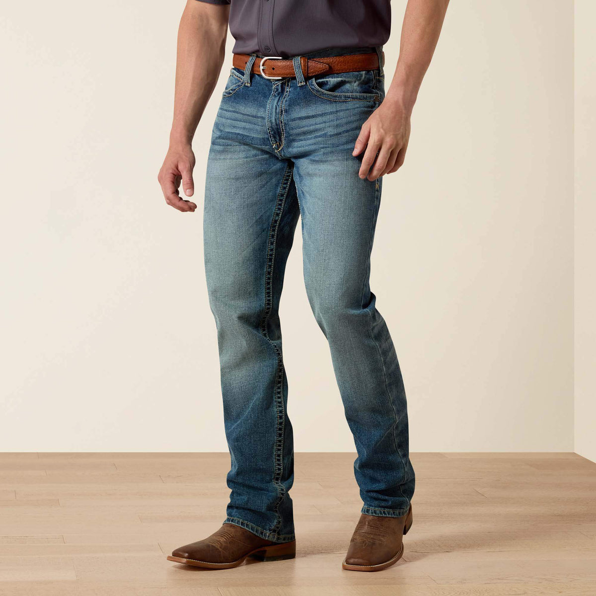 Ariat / M4 Low Rise Stretch Shoreway Stackable Straight Leg Jean