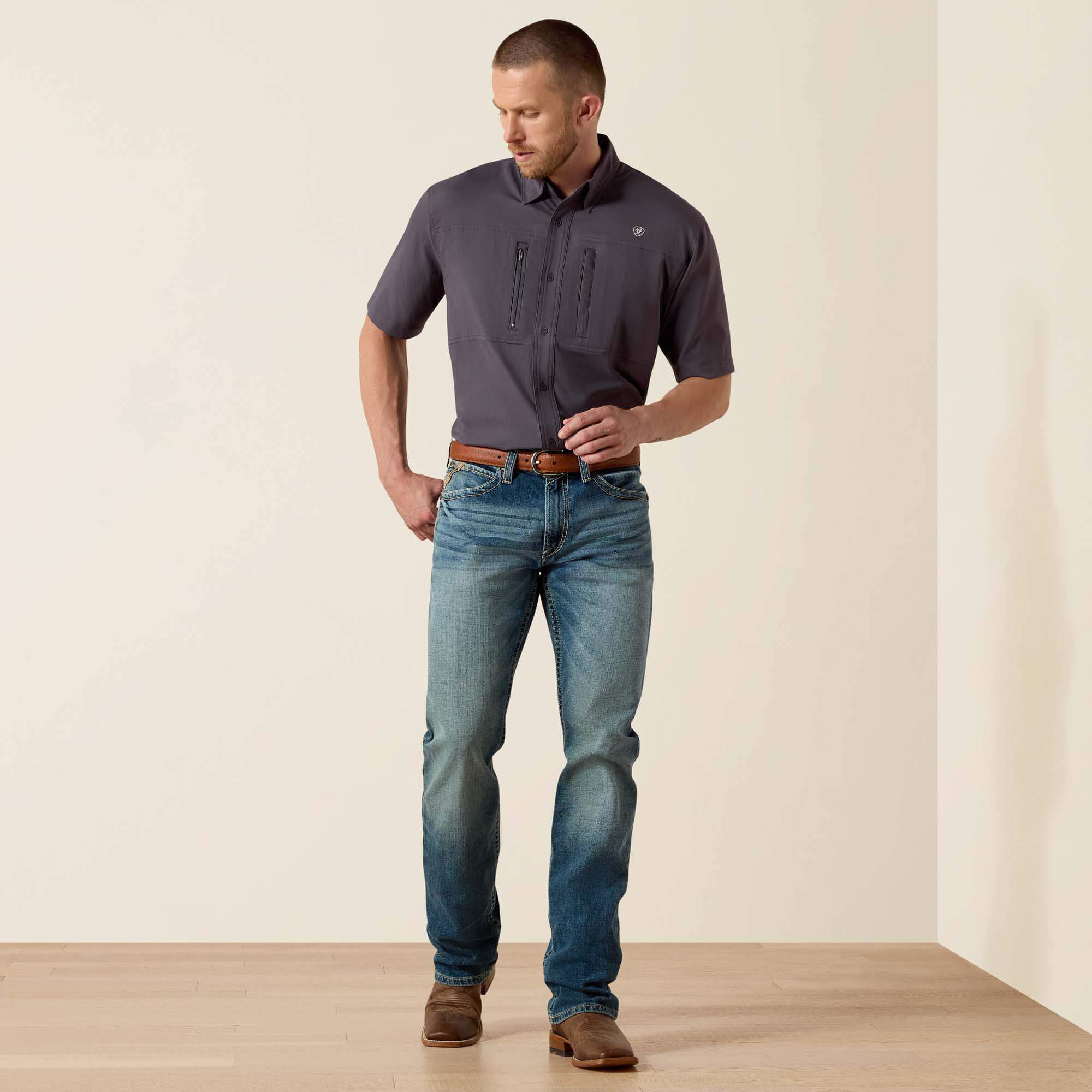 Ariat / M4 Low Rise Stretch Shoreway Stackable Straight Leg Jean