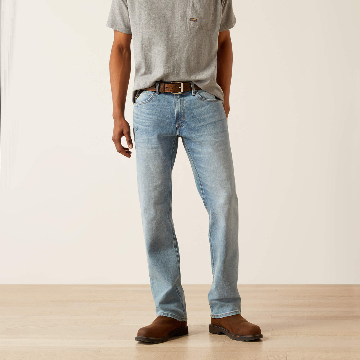 Ariat / Rebar M4 Relaxed DuraStretch Basic Stackable Straight Leg Jean