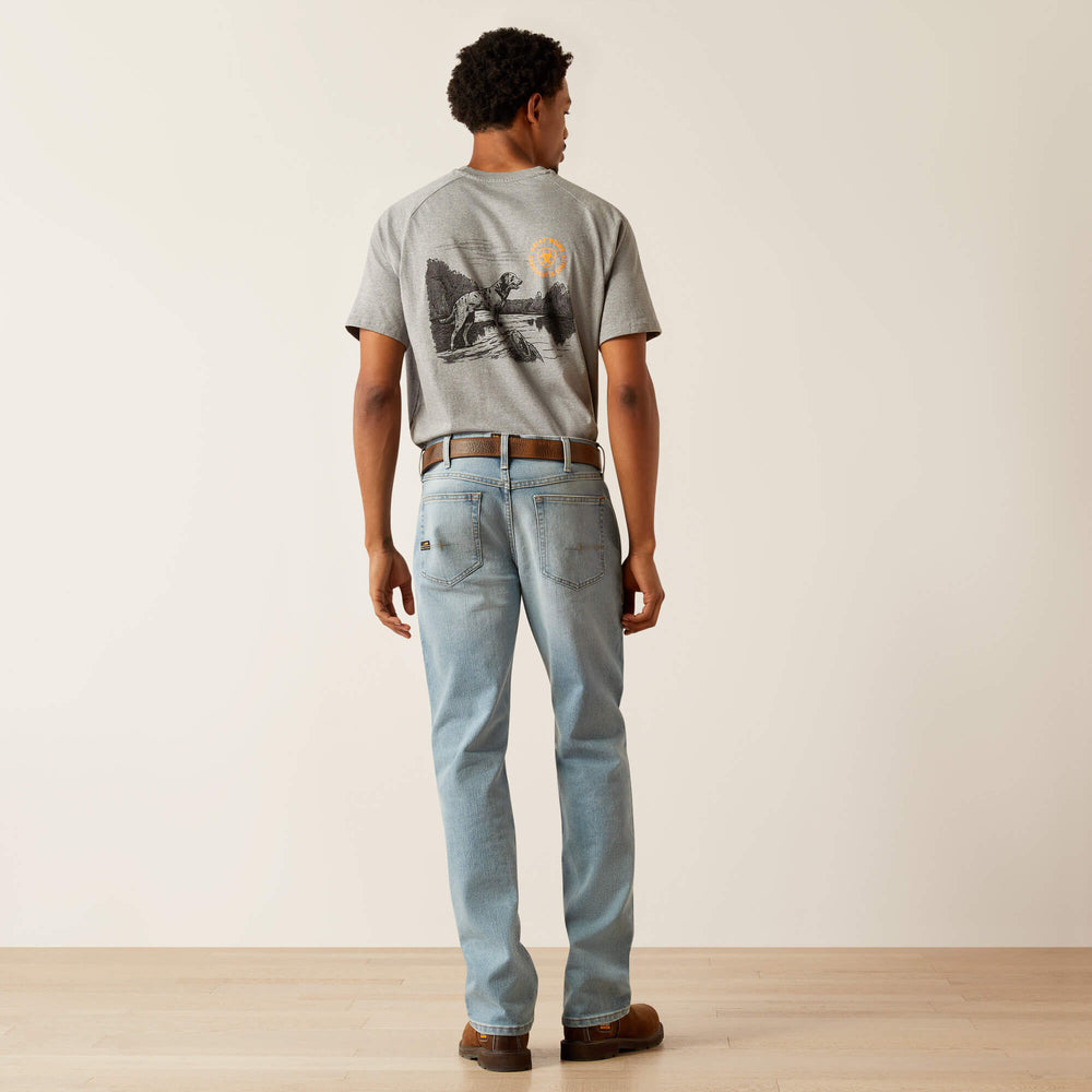 Ariat / Rebar M4 Relaxed DuraStretch Basic Stackable Straight Leg Jean