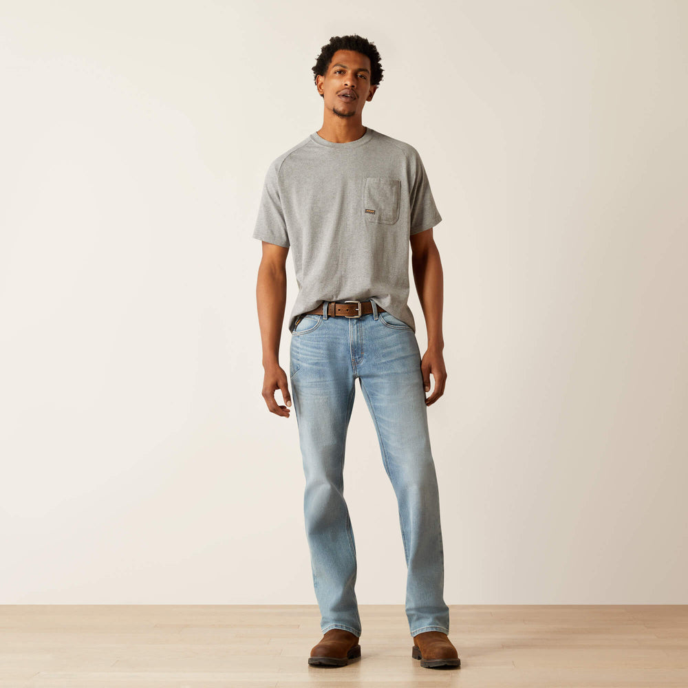 Ariat / Rebar M4 Relaxed DuraStretch Basic Stackable Straight Leg Jean
