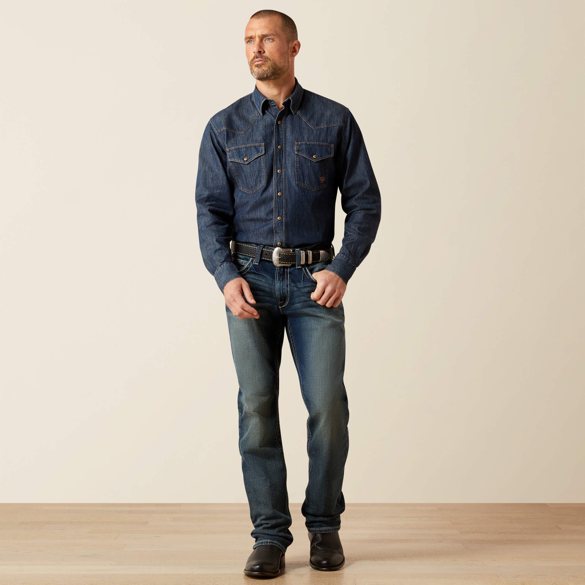 Ariat / M5 Slim Stretch Adkins Stackable Straight Leg Jean