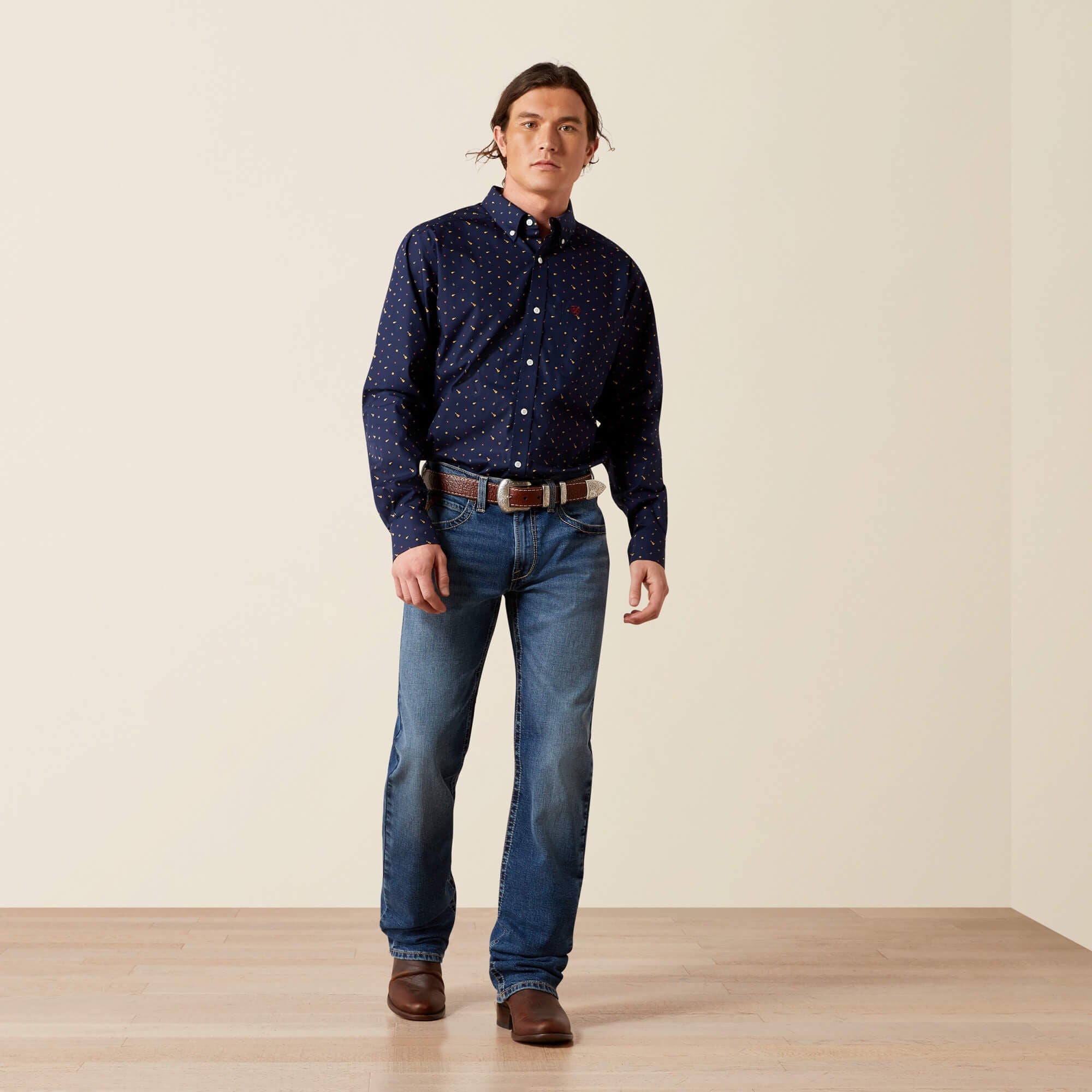Ariat / M5 Straight Calico Straight Leg Jean