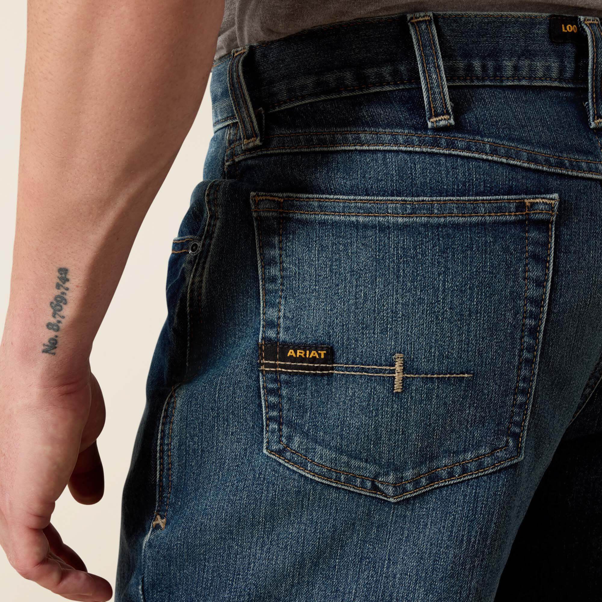 Ariat / Rebar M3 Loose DuraStretch Basic Stackable Straight Leg Jean