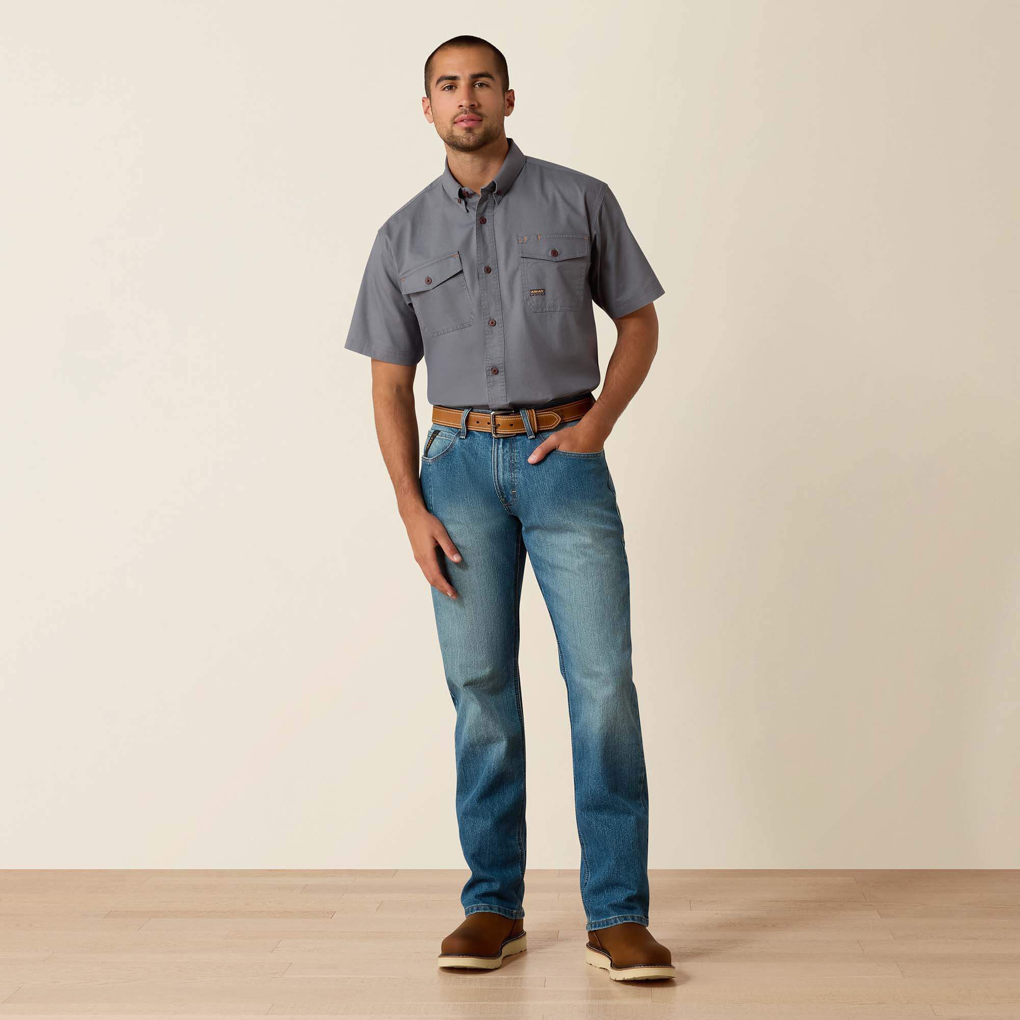 Ariat / Rebar M5 DuraStretch Basic Stackable Straight Leg Jean